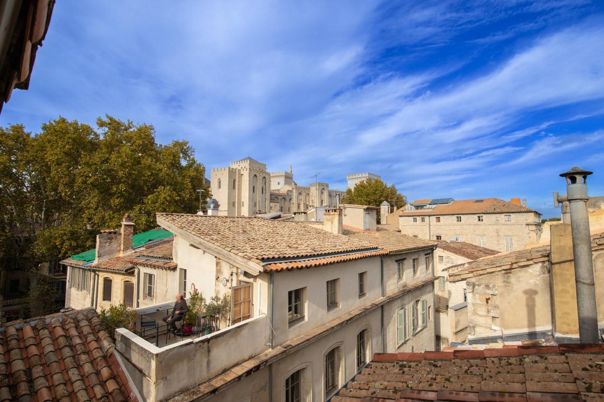 Le Ciel Du Palais - Intramuros - 2 Ch - Wifi Avignon Extérieur photo